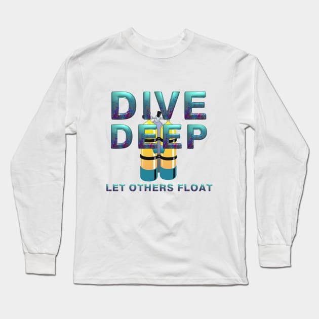 Dive Deep Long Sleeve T-Shirt by teepossible